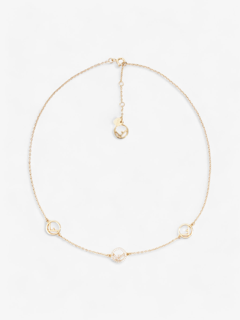 Fendi F is Fendi Necklace Gold Base Metal