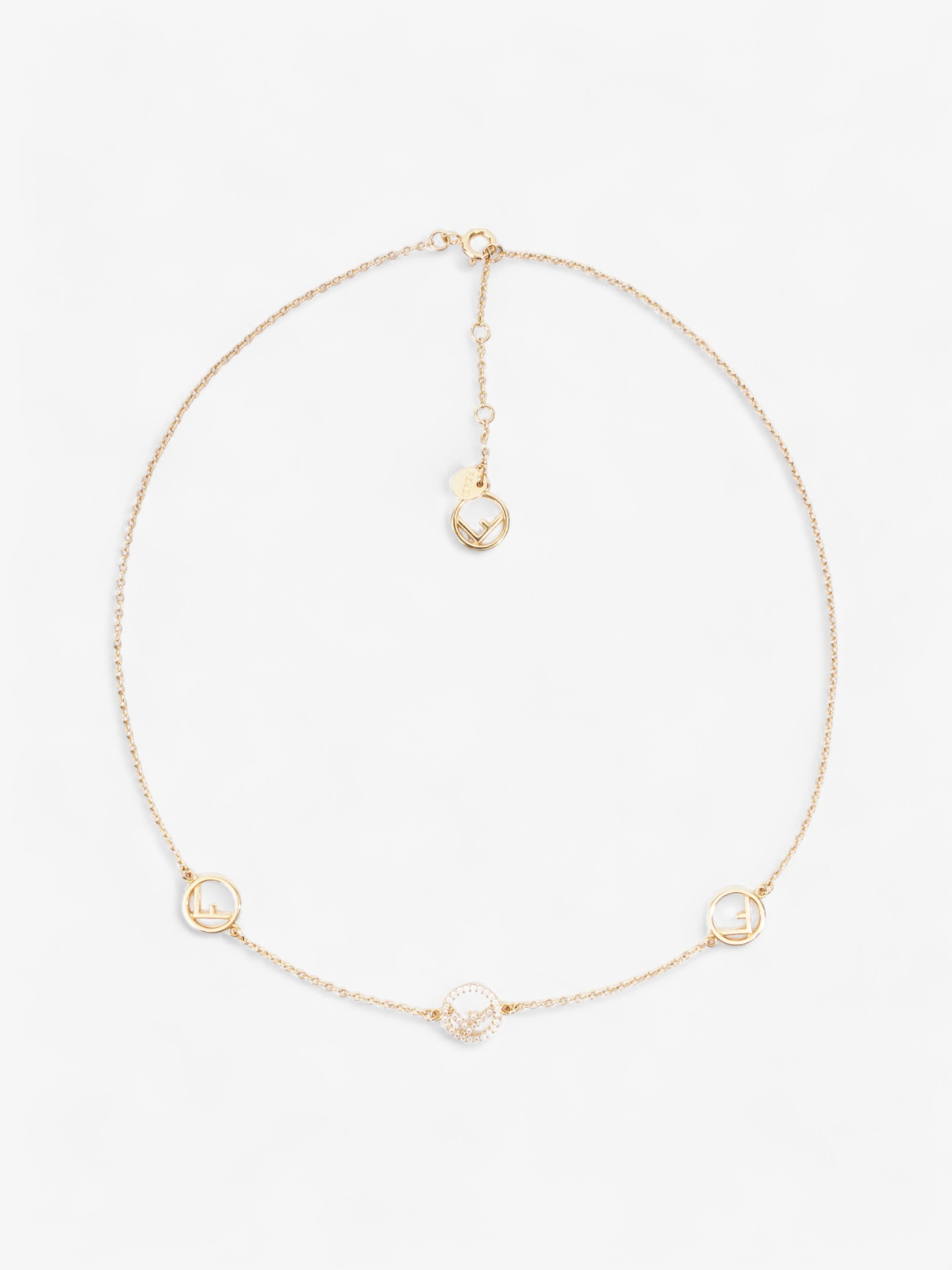 Fendi F is Fendi Necklace Gold Base Metal