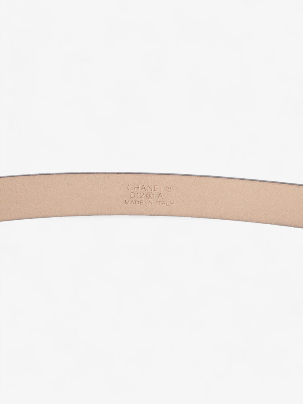 Chanel CC Belt Black Patent Leather 95cm / 38"