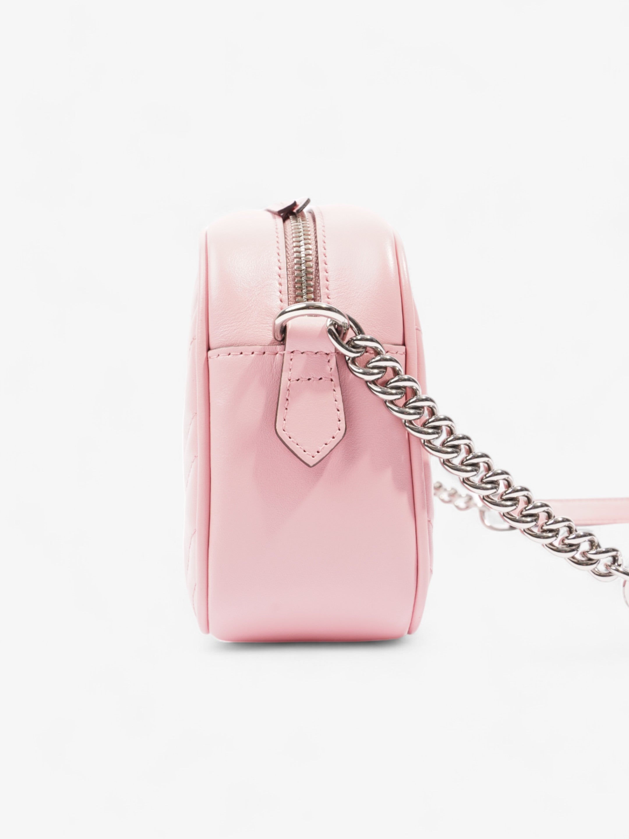 Gucci GG Marmont Bubblegum Pink Matelasse Leather Small