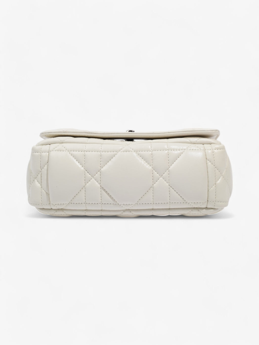 Christian Dior Caro Latte Dior Calfskin Leather Small
