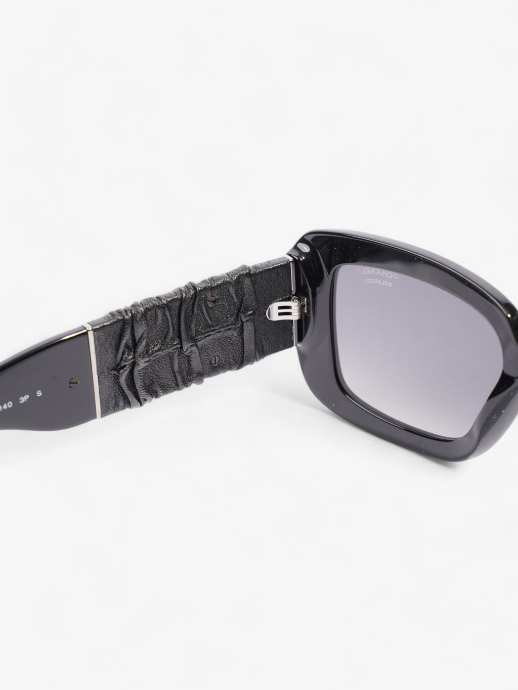 Chanel CC Sunglasses Black Acetate 140mm