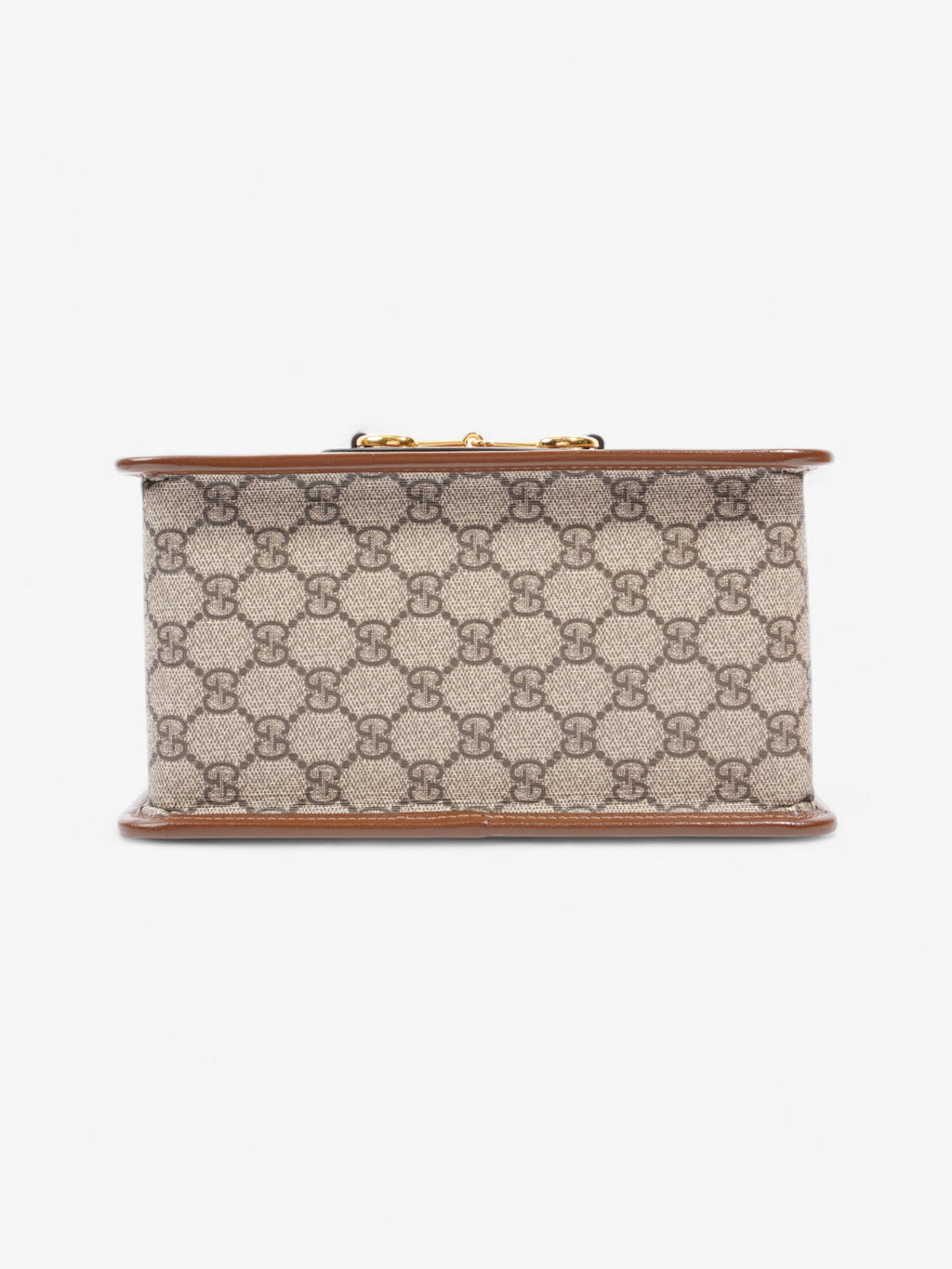 Gucci Horsebit 1955 Top Handle GG Supreme / Brown Coated Canvas Mini