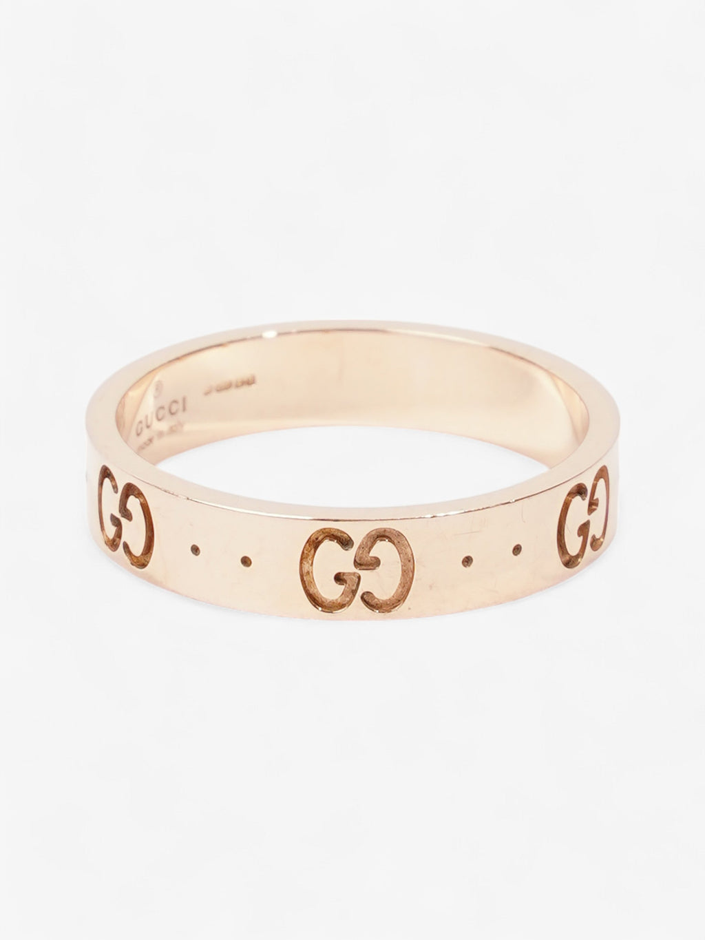 Gucci Icon GG Ring Gold Yellow Gold 14 (Circumference - 54mm)