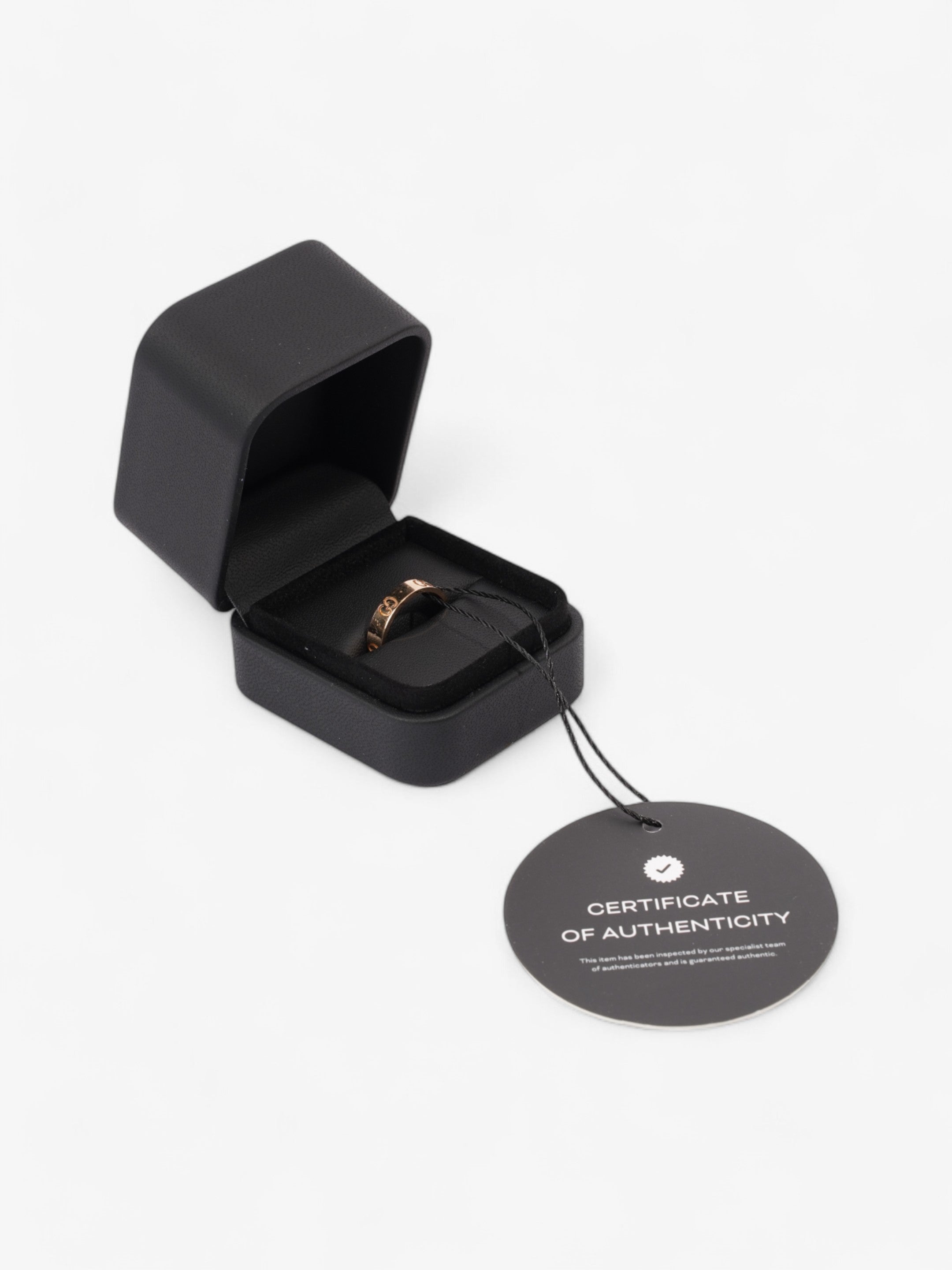 Gucci Icon GG Ring Gold Yellow Gold 14 (Circumference - 54mm)