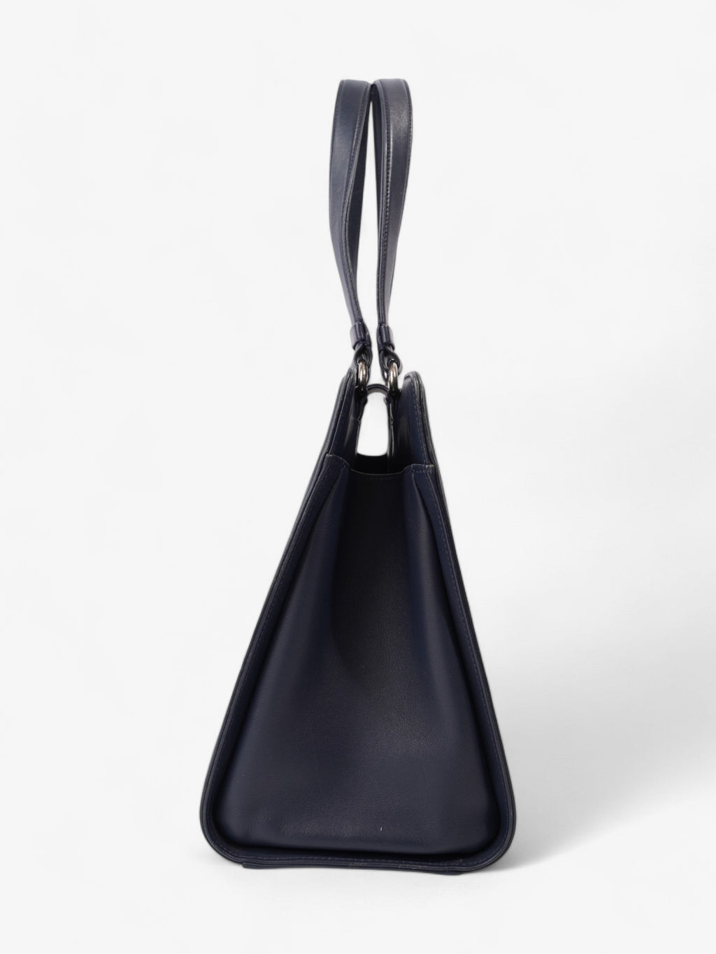 Chanel Boy Tote Navy Blue Lambskin Leather