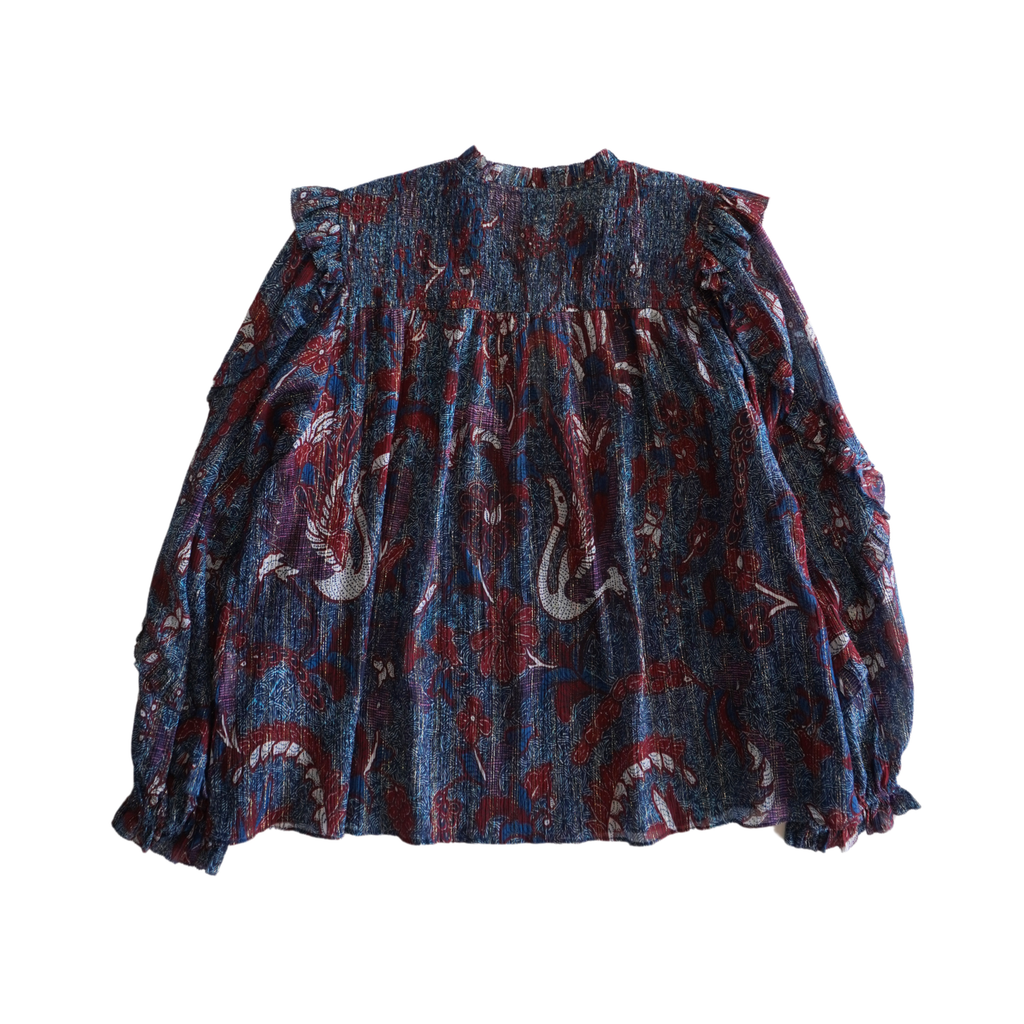 Ulla Johnson 'Lara' Floral Blouse - Women's 8