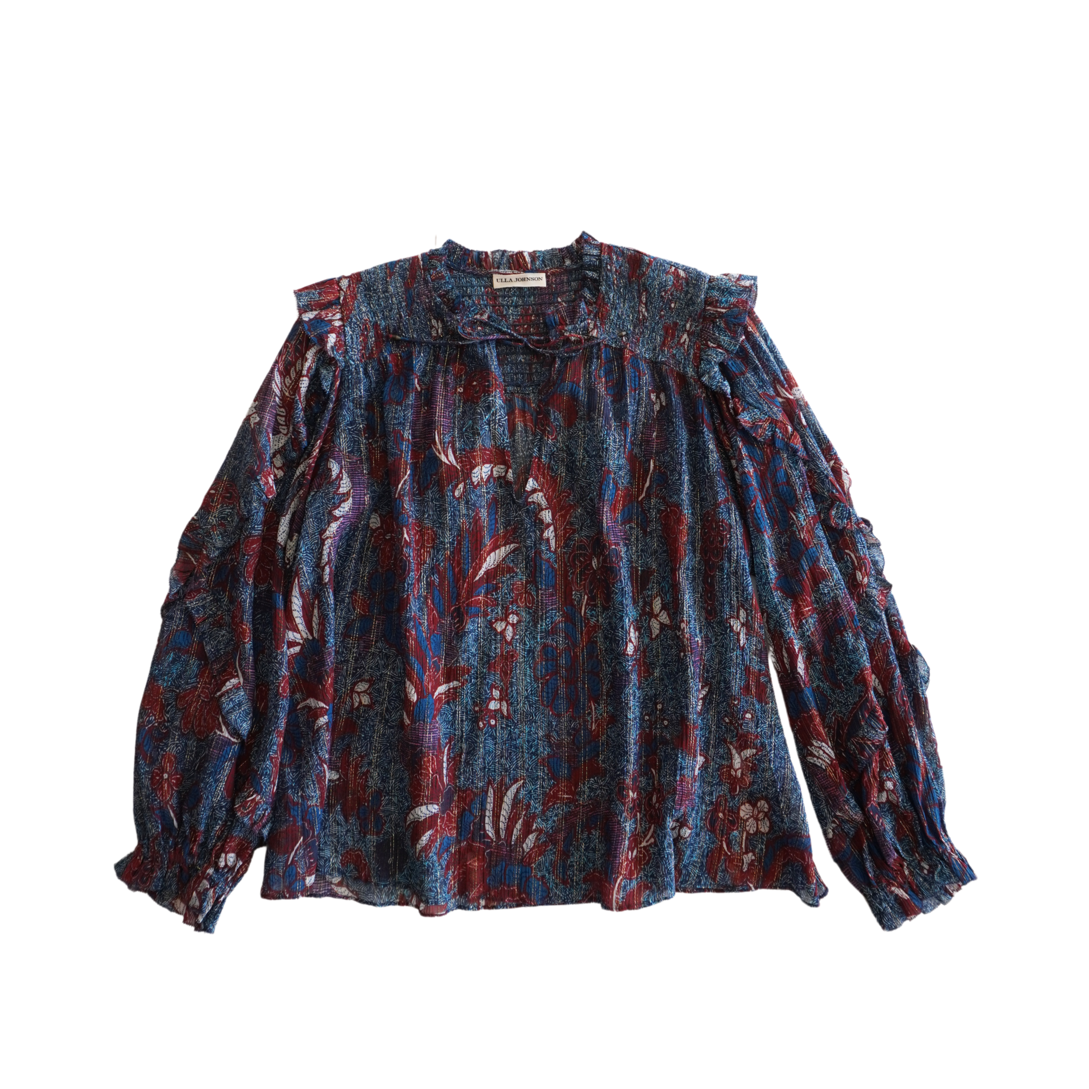 Ulla Johnson 'Lara' Floral Blouse - Women's 8
