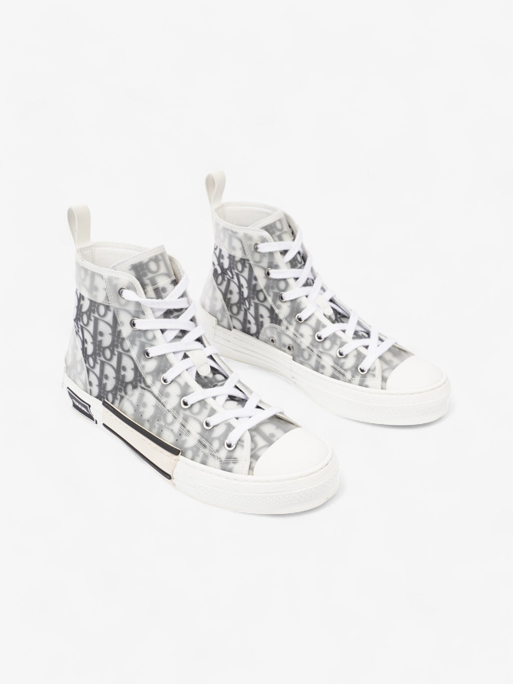 Christian Dior B23 High-tops White  / Grey Oblique Mesh EU 40 UK 6