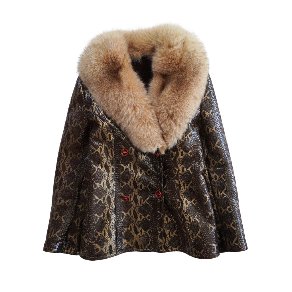 Umber Ferri Snakeprint Jacket - Women's 40