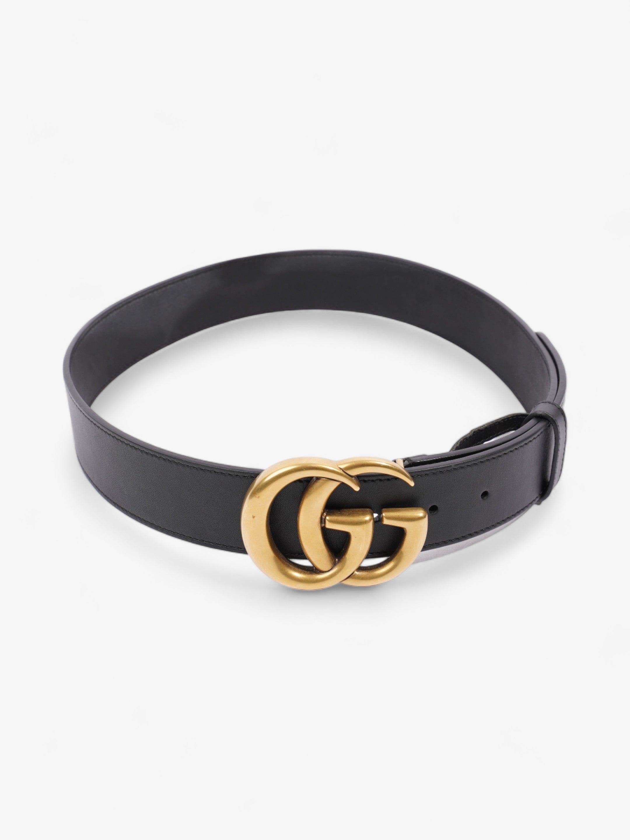 Gucci GG Marmont Belt Black Leather 80cm 32"