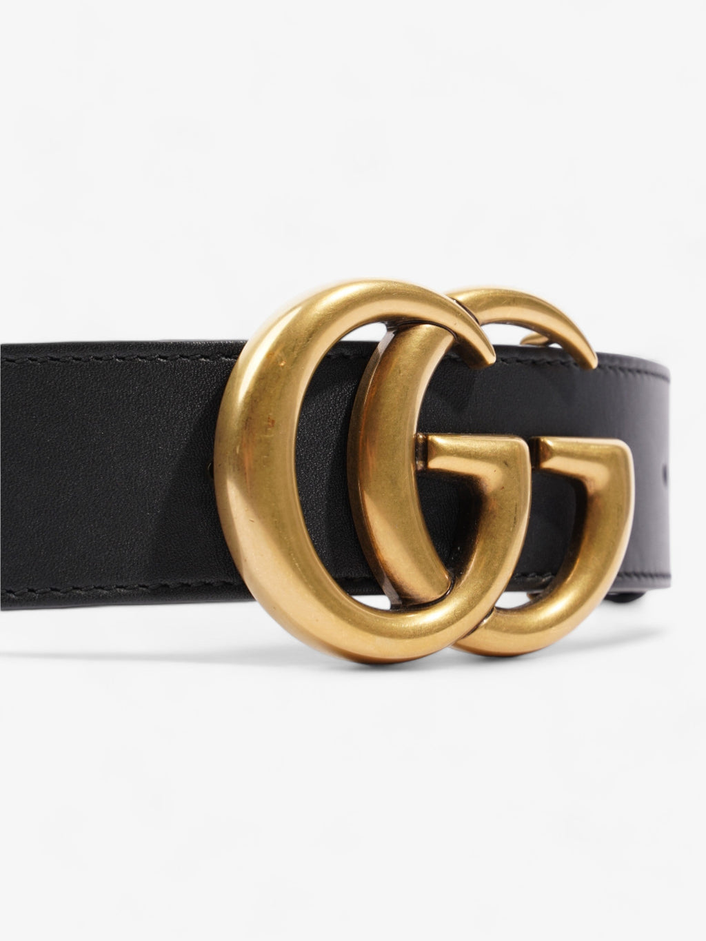 Gucci GG Marmont Belt Black Leather 80cm 32"