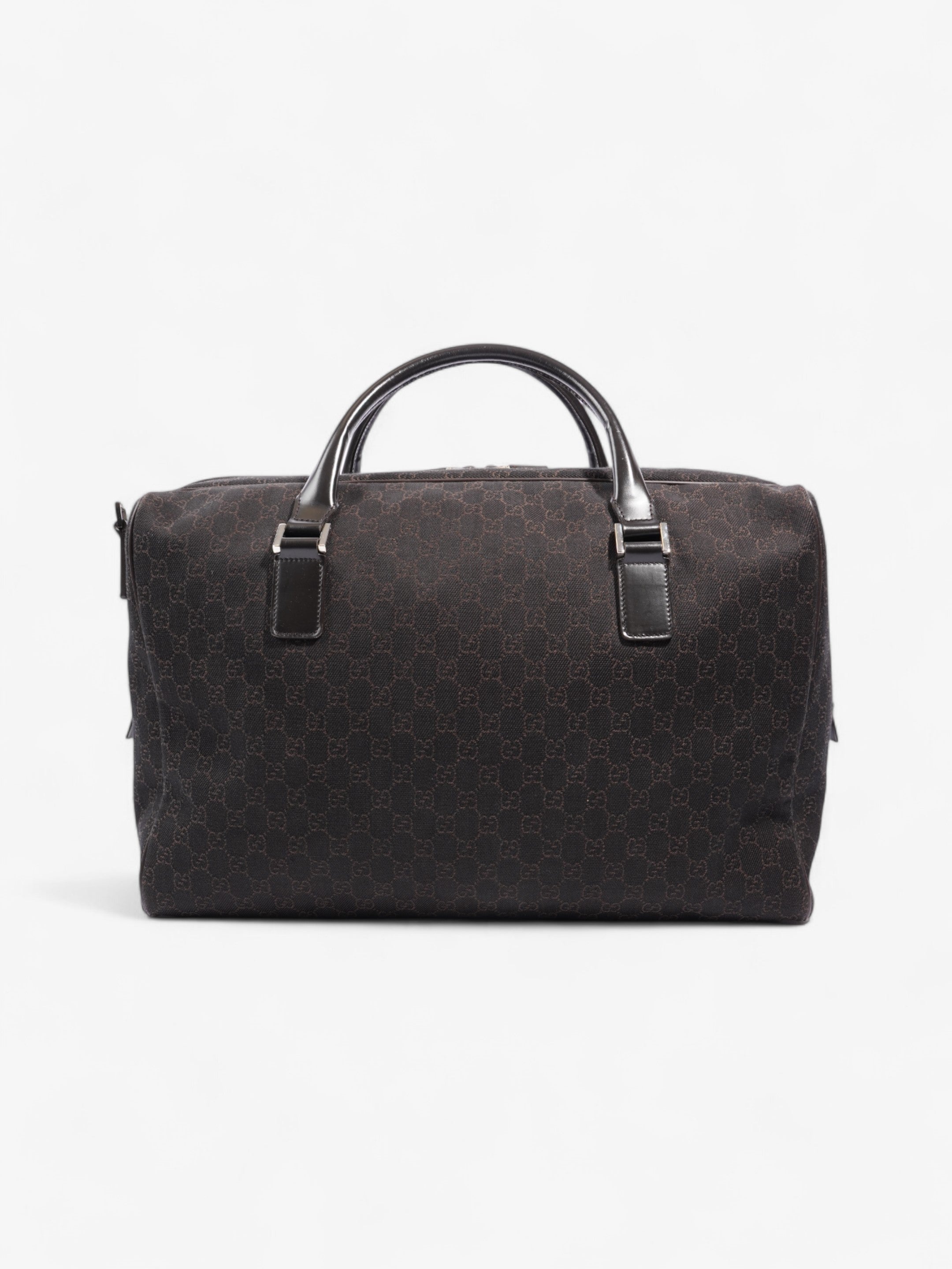 Gucci Boston Travel Bag GG Supreme / Brown Canvas