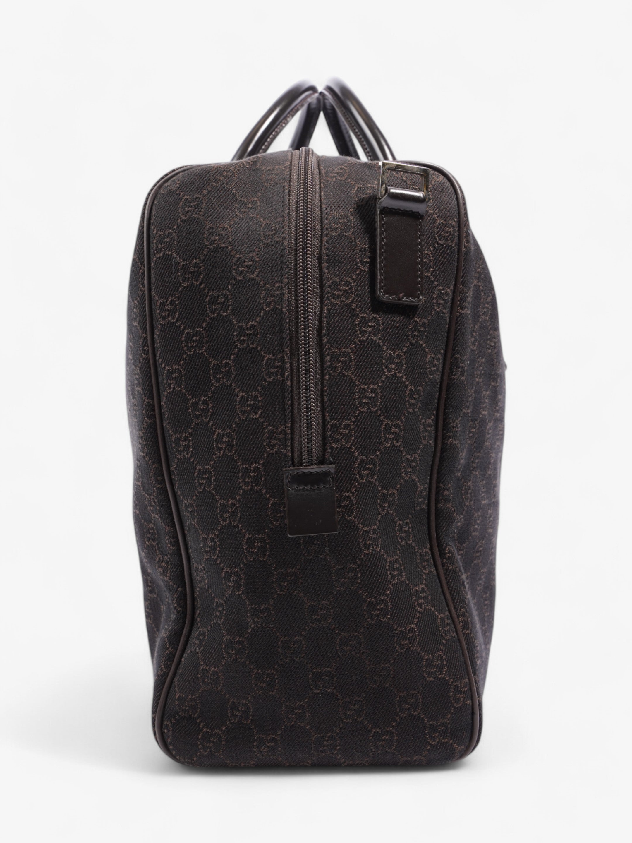 Gucci Boston Travel Bag GG Supreme / Brown Canvas