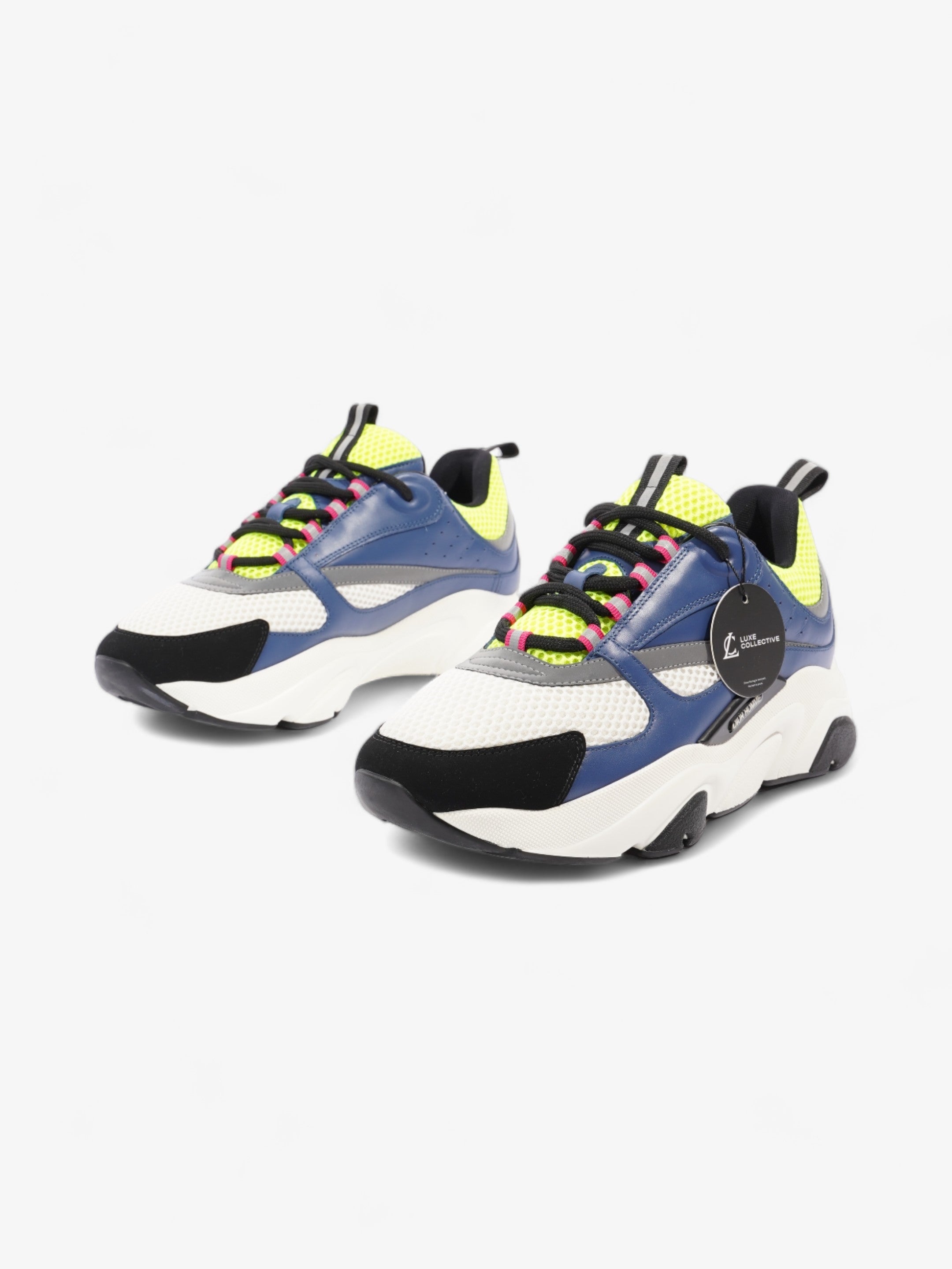 Christian Dior B22 Blue / Yellow / White Mesh EU 43 UK 9