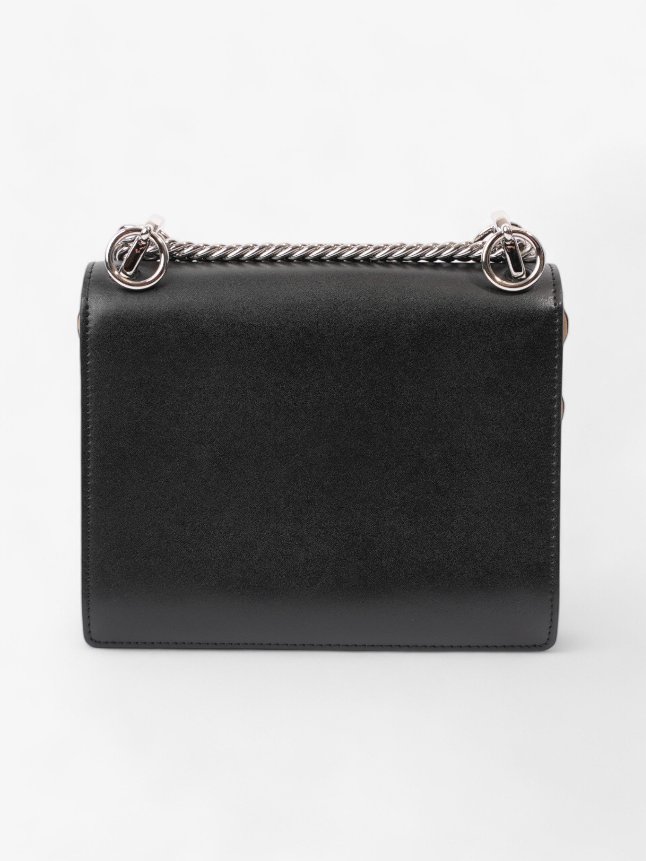 Fendi Kan I Black Leather Small