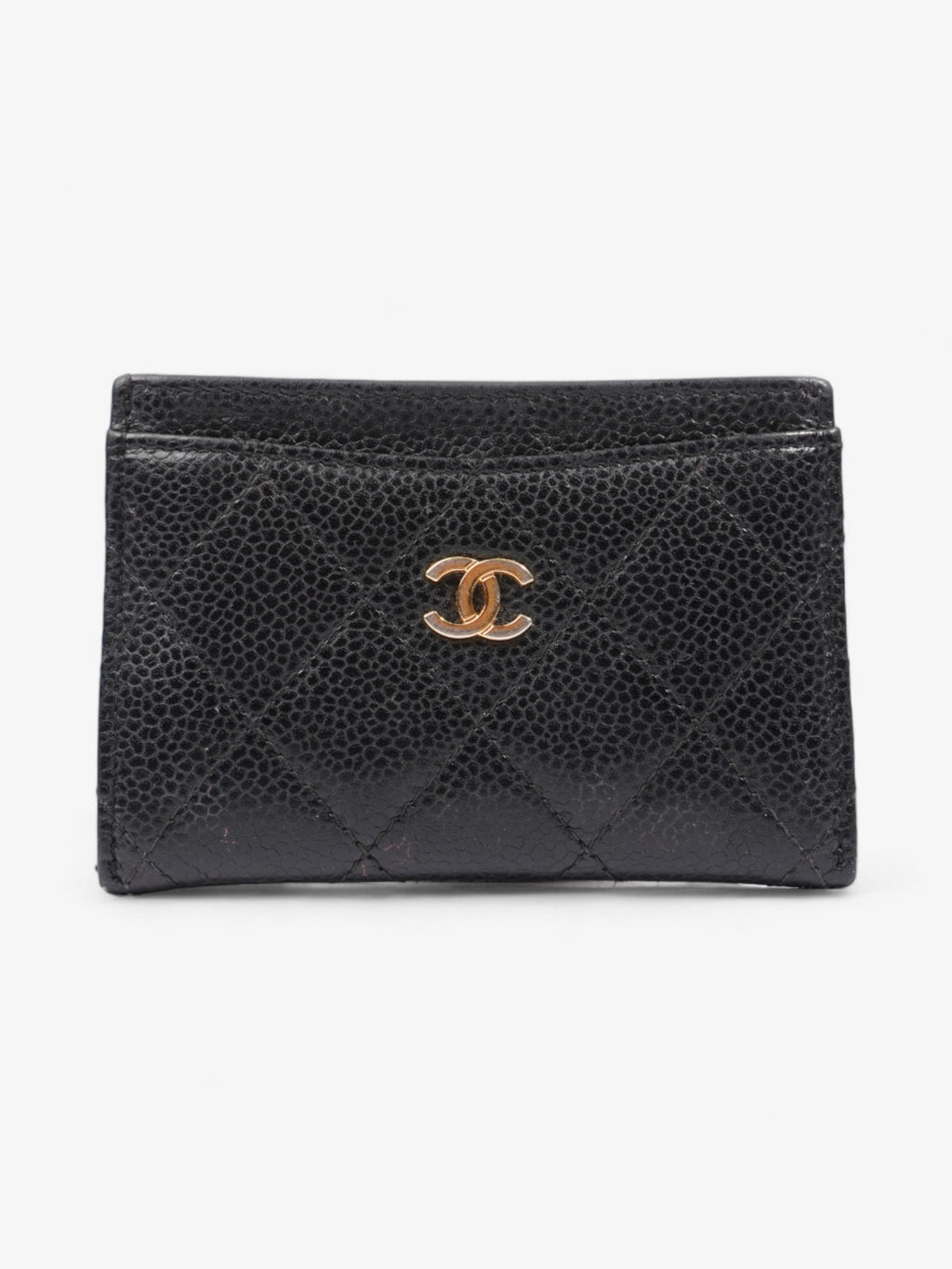 Chanel Classic  Holder Black Caviar Leather