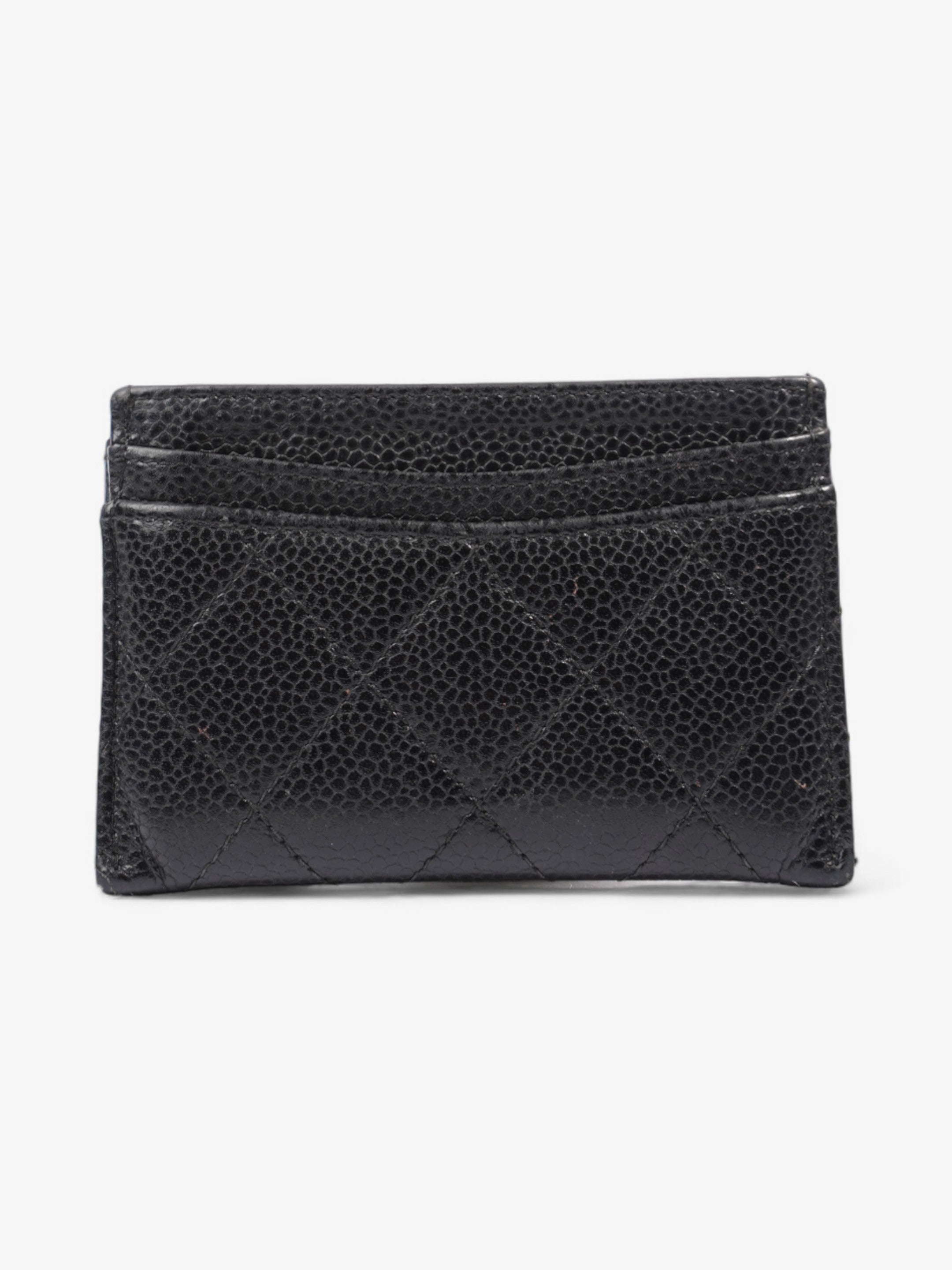 Chanel Classic  Holder Black Caviar Leather