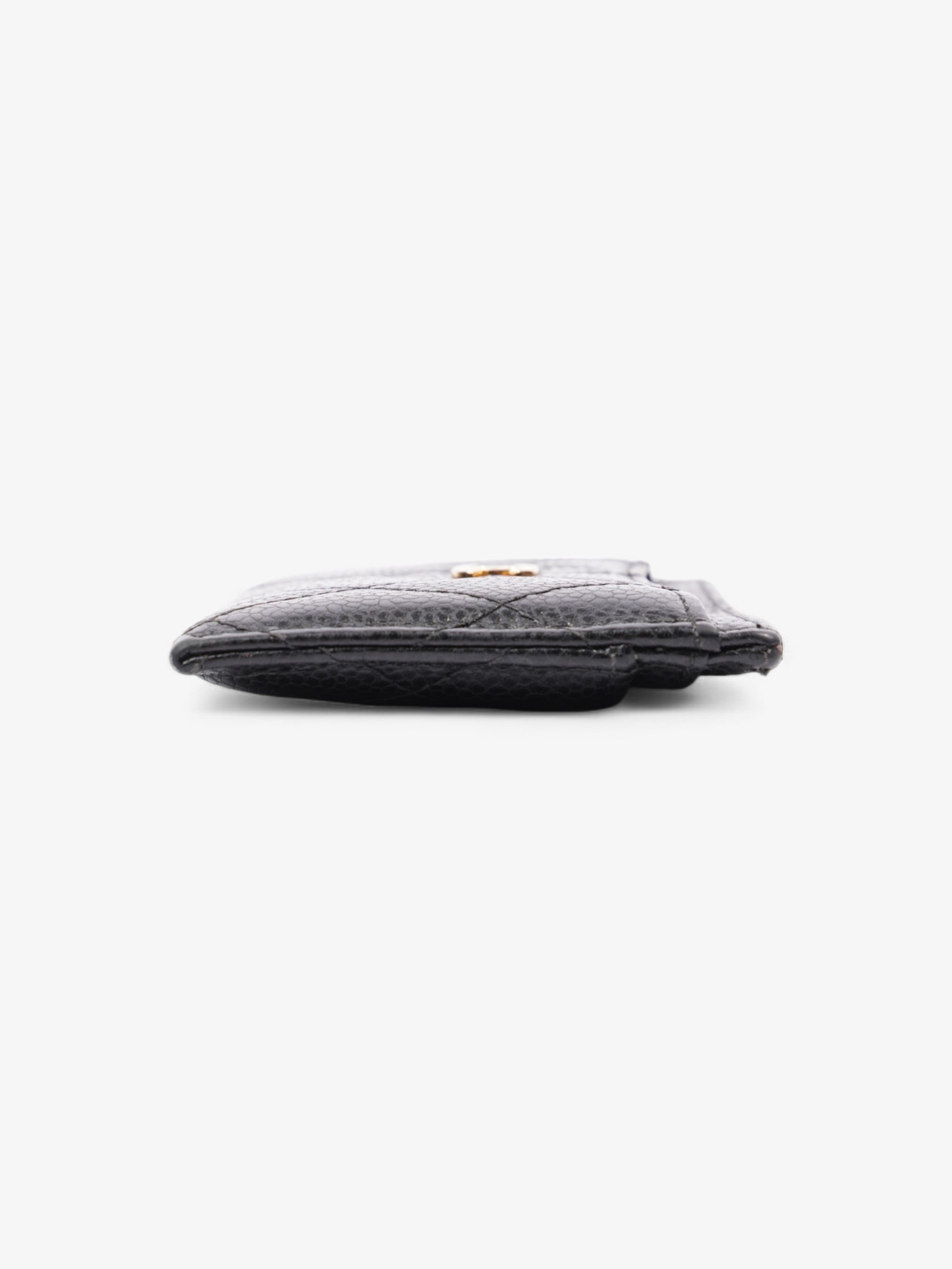 Chanel Classic  Holder Black Caviar Leather