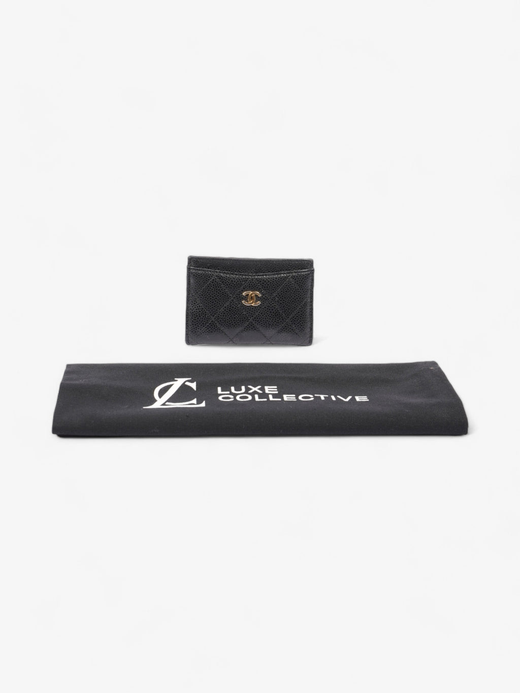 Chanel Classic  Holder Black Caviar Leather