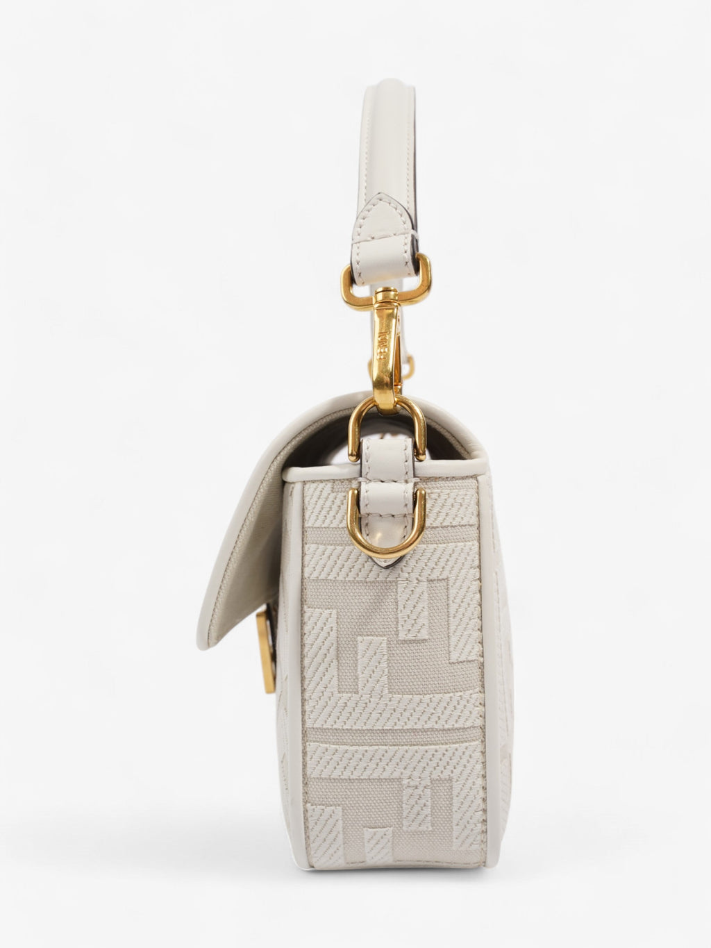 Fendi Baguette White Fabric