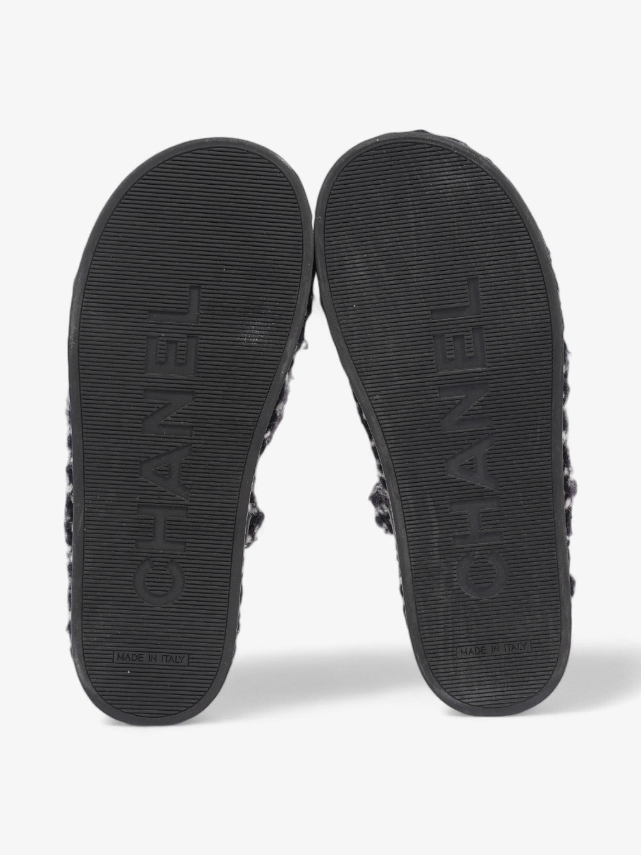Chanel Cord Logo Sandals Black / White / Gold Lambskin Leather EU 36 UK 3