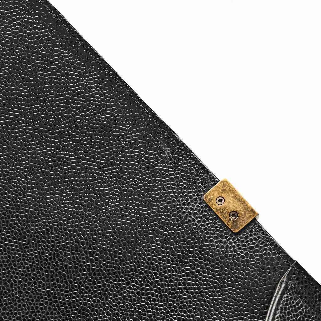 CHANEL LE BOY MEDIUM IN BLACK