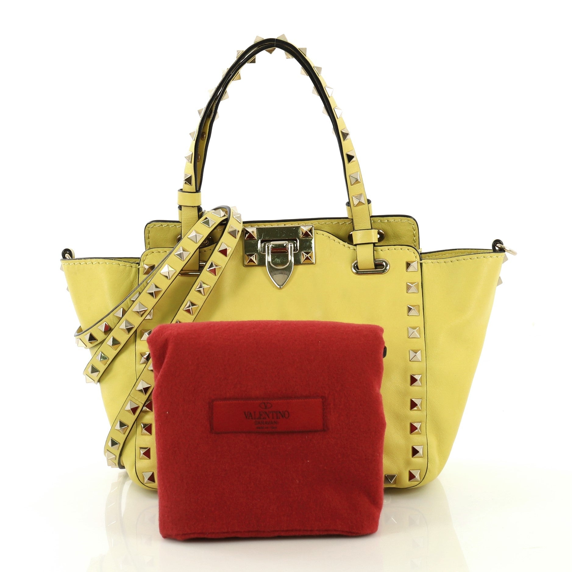 Rockstud Tote Soft Leather Mini