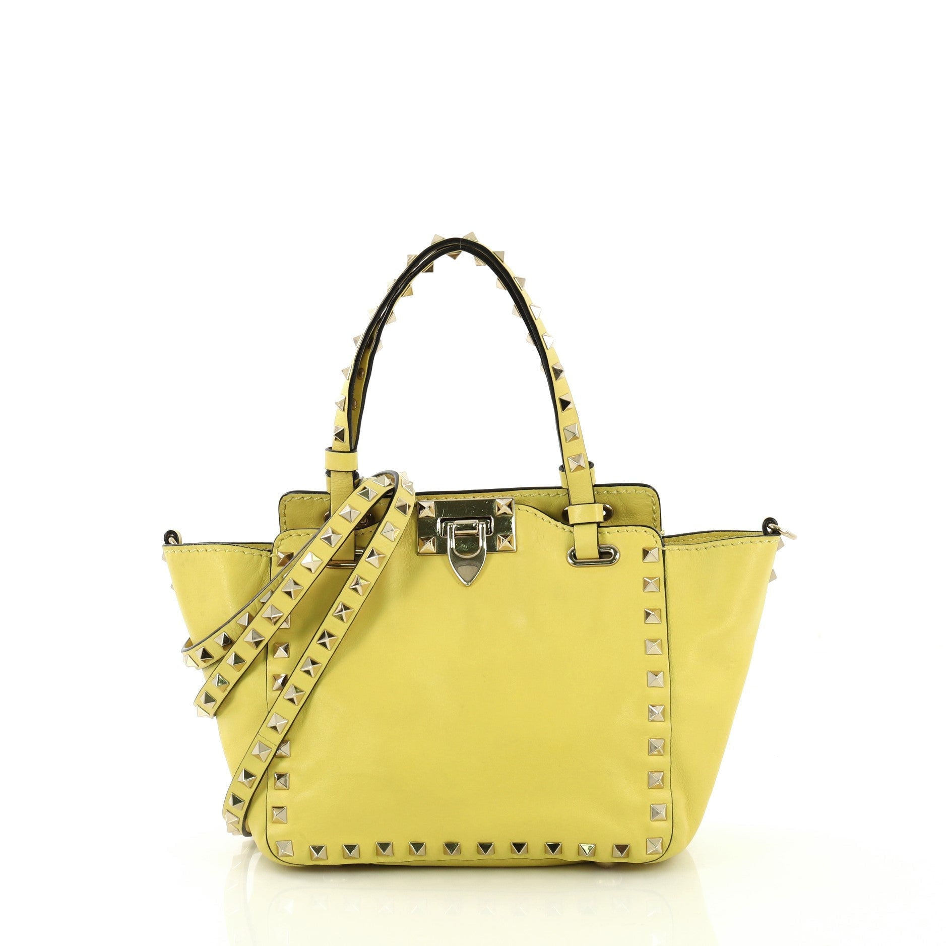 Rockstud Tote Soft Leather Mini