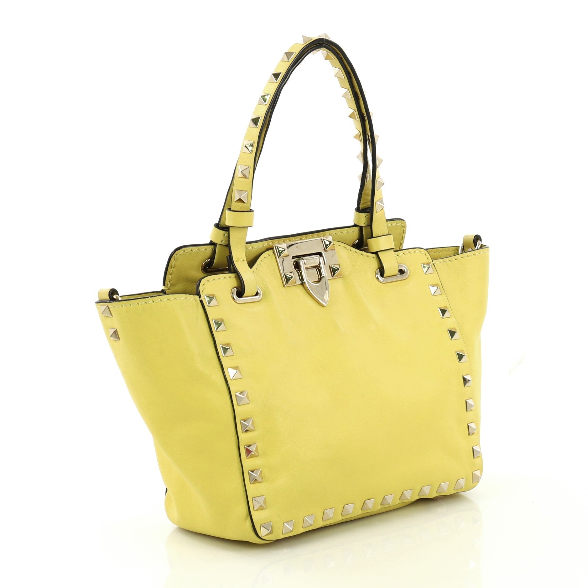 Rockstud Tote Soft Leather Mini