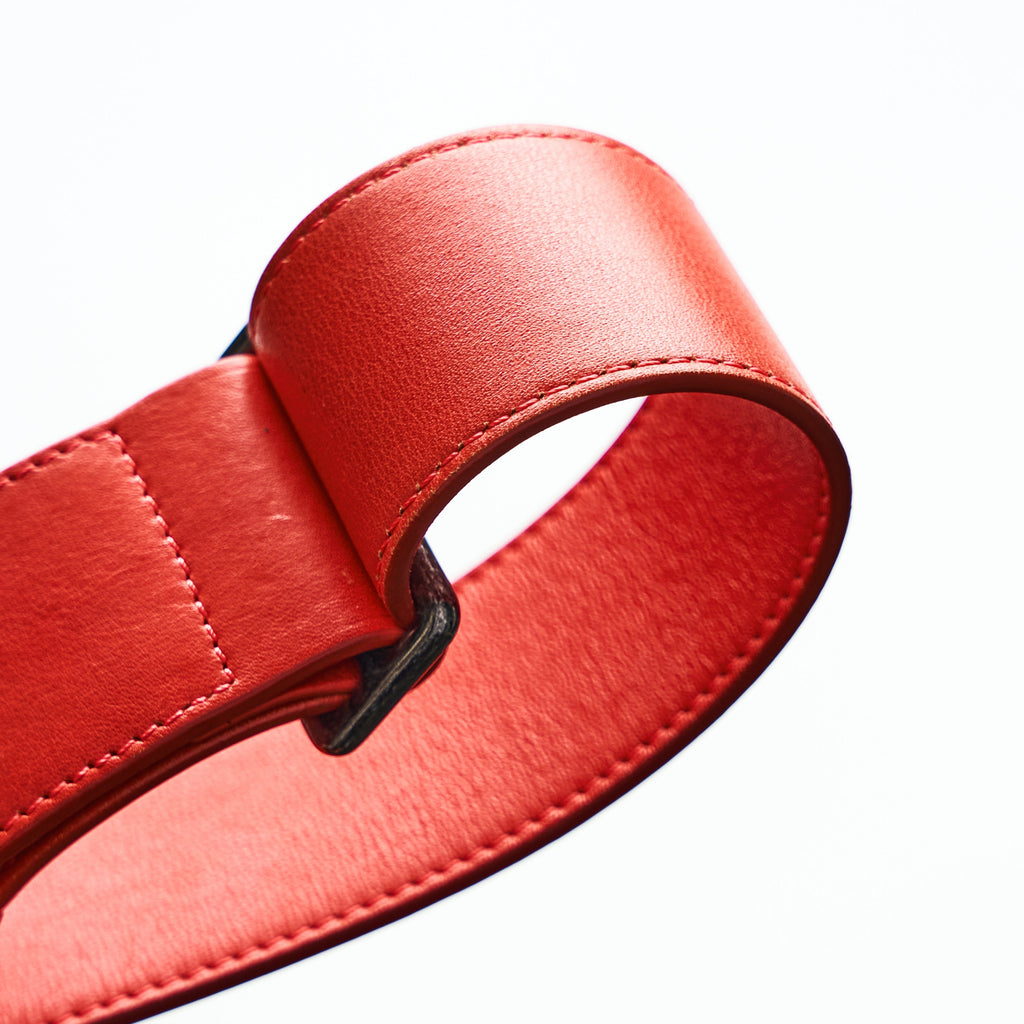 Chanel Boy Lambskin with Adjustable Strap in Orange