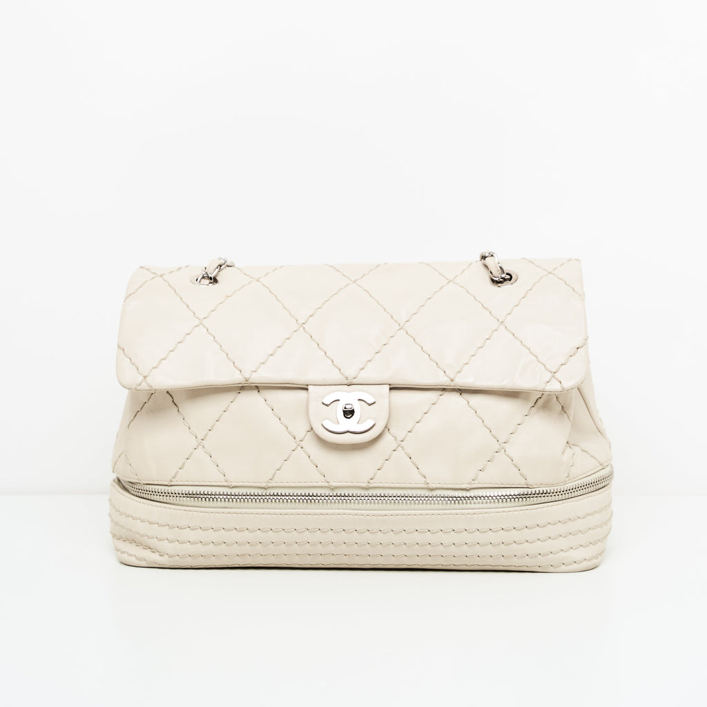 Chanel Quilted Expandable Ligne Flap Bag