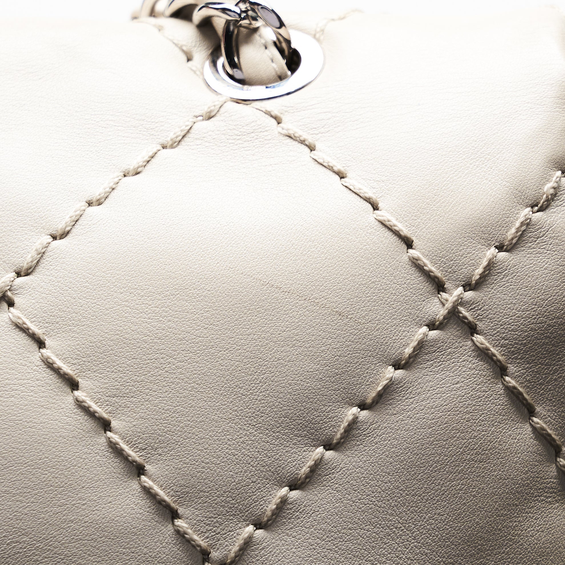 Chanel Quilted Expandable Ligne Flap Bag