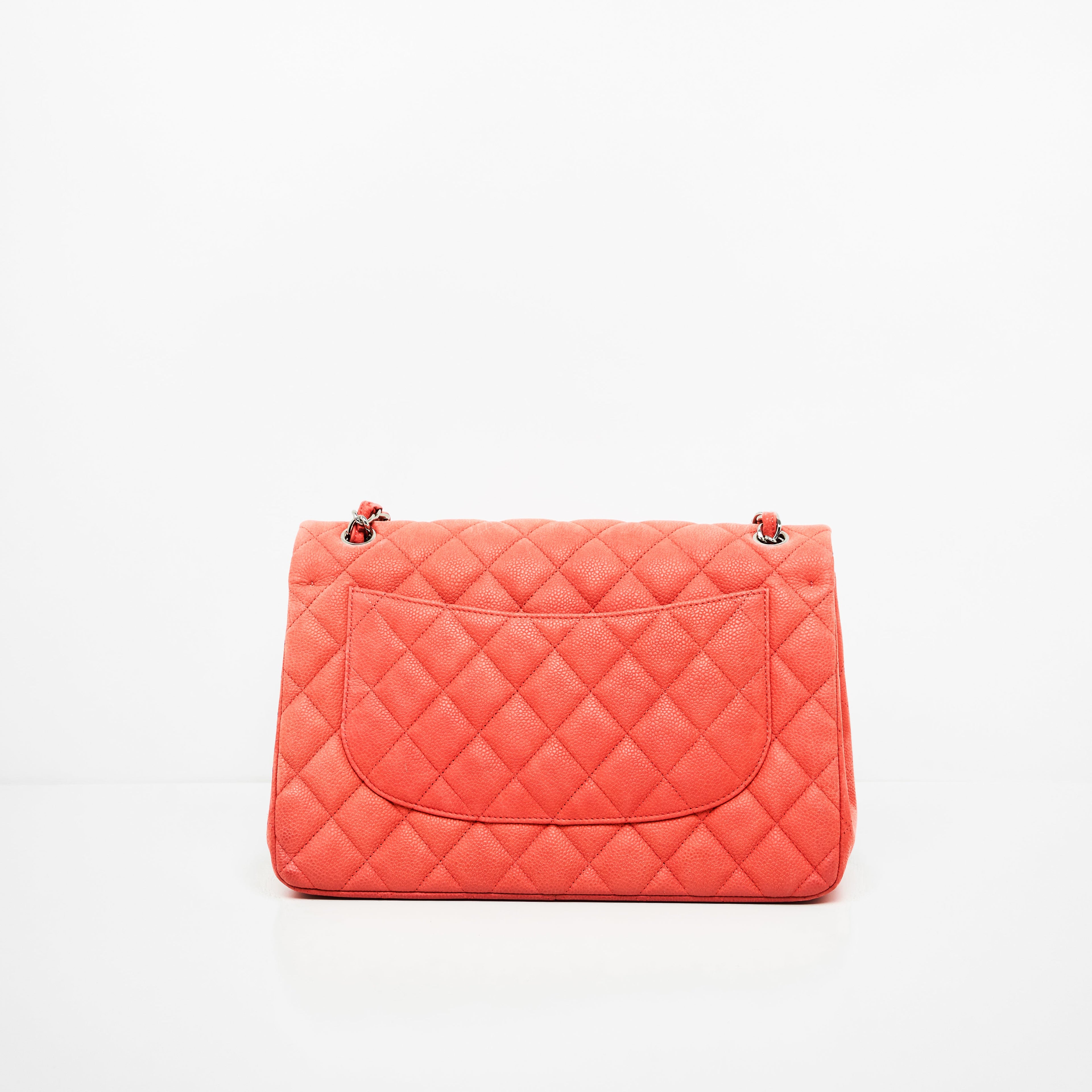 Chanel Caviar Classic Jumbo Pink