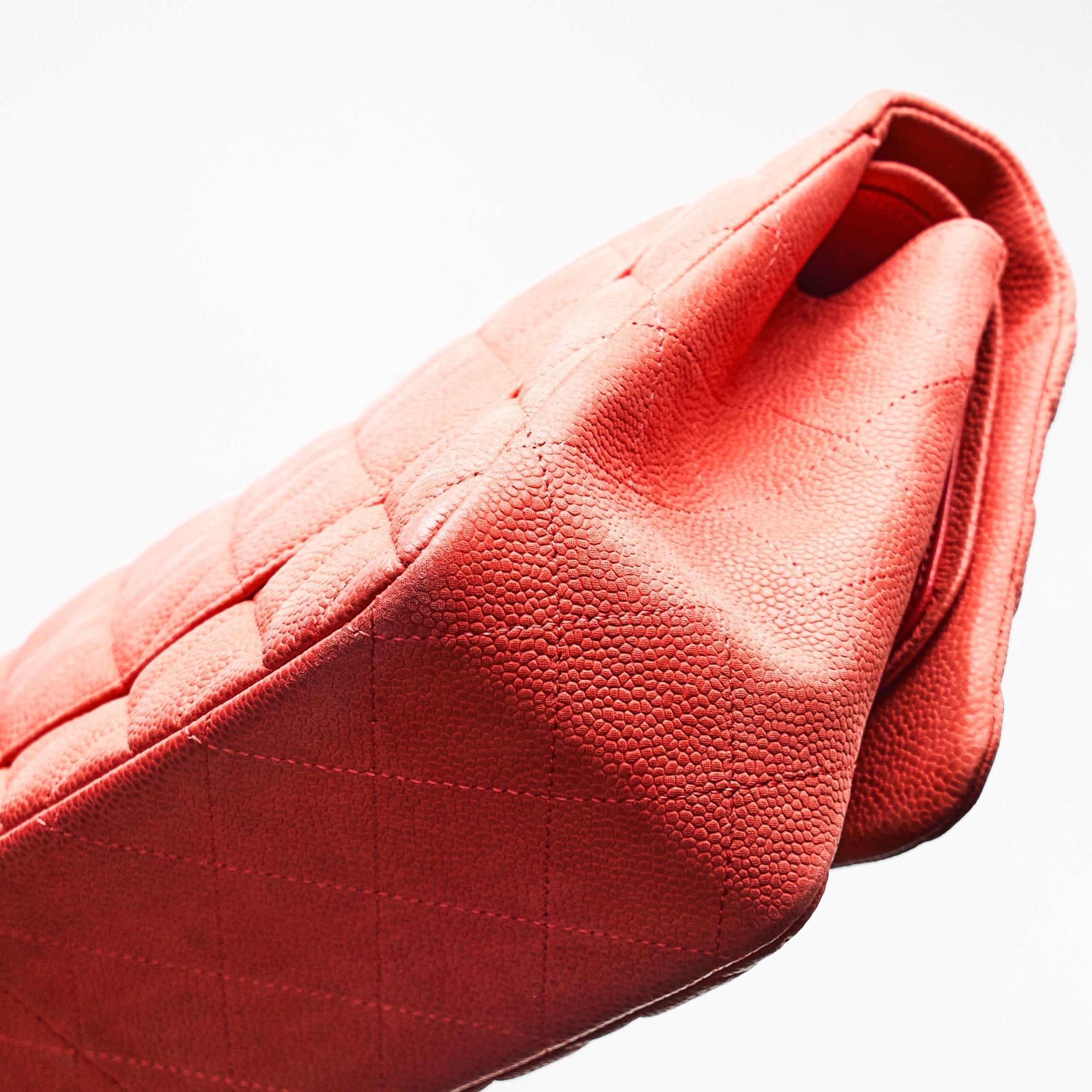 Chanel Caviar Classic Jumbo Pink