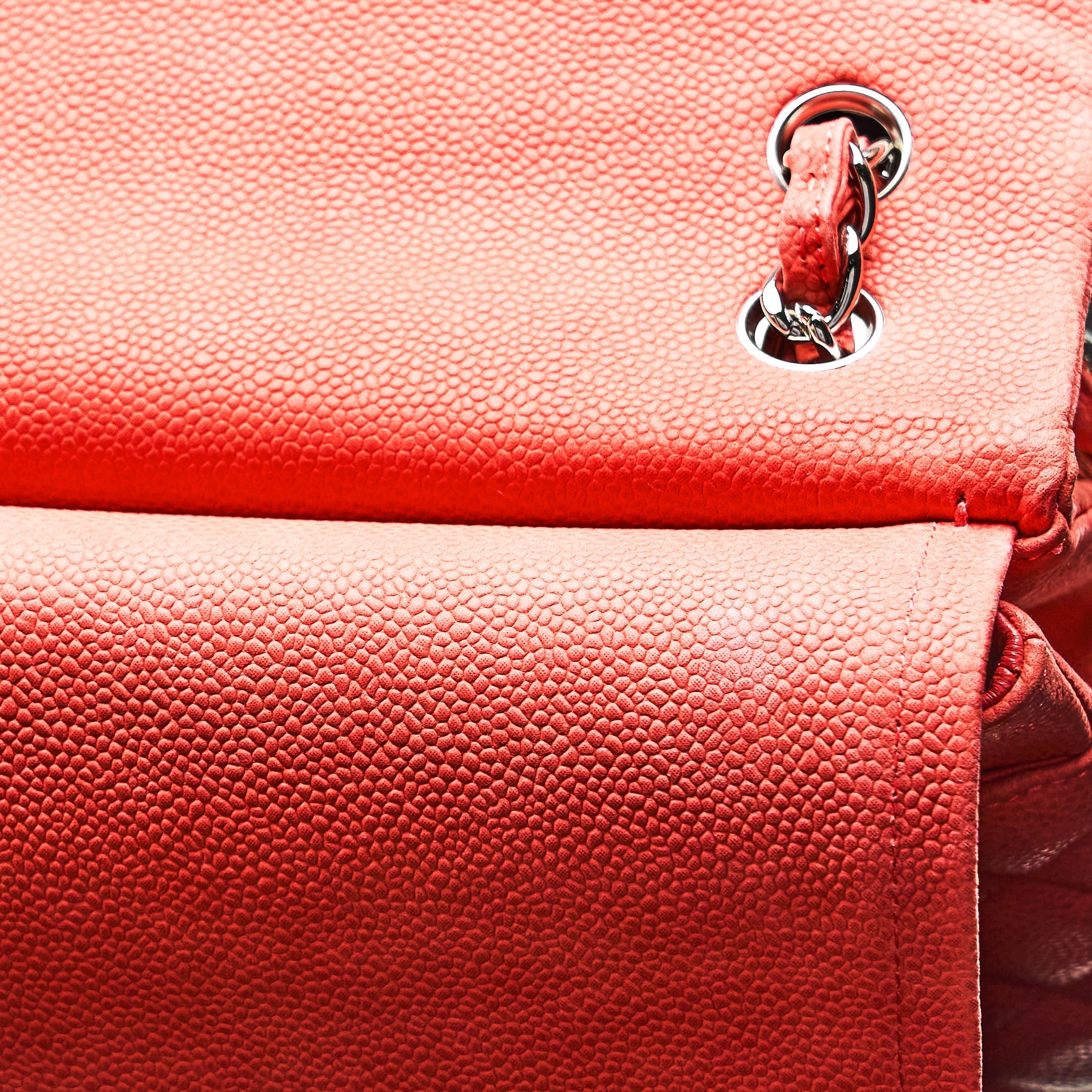 Chanel Caviar Classic Jumbo Pink
