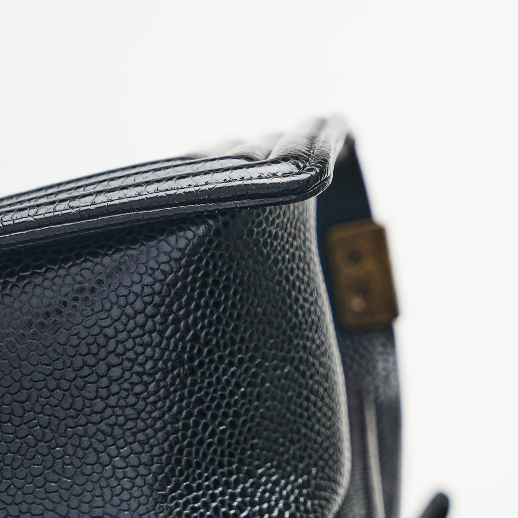CHANEL LE BOY MEDIUM IN BLACK