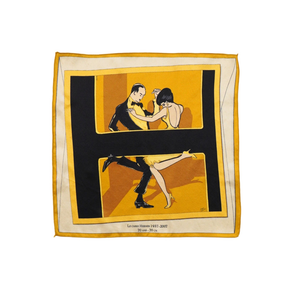 Hermes 'Swinging Saint Germaine' Handkerchief Scarf