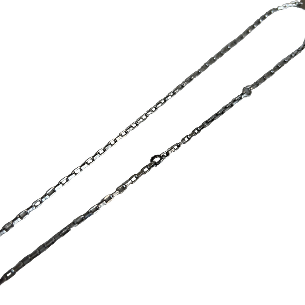 Louis Vuitton 'Damier Black' Pendant Necklace