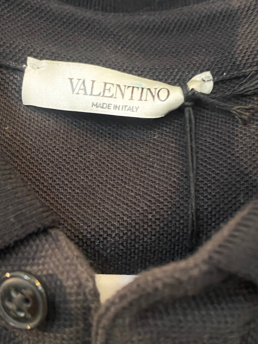 VALENTINO MEN'S SHORT SLEEVES CAMO POLO SHIRT