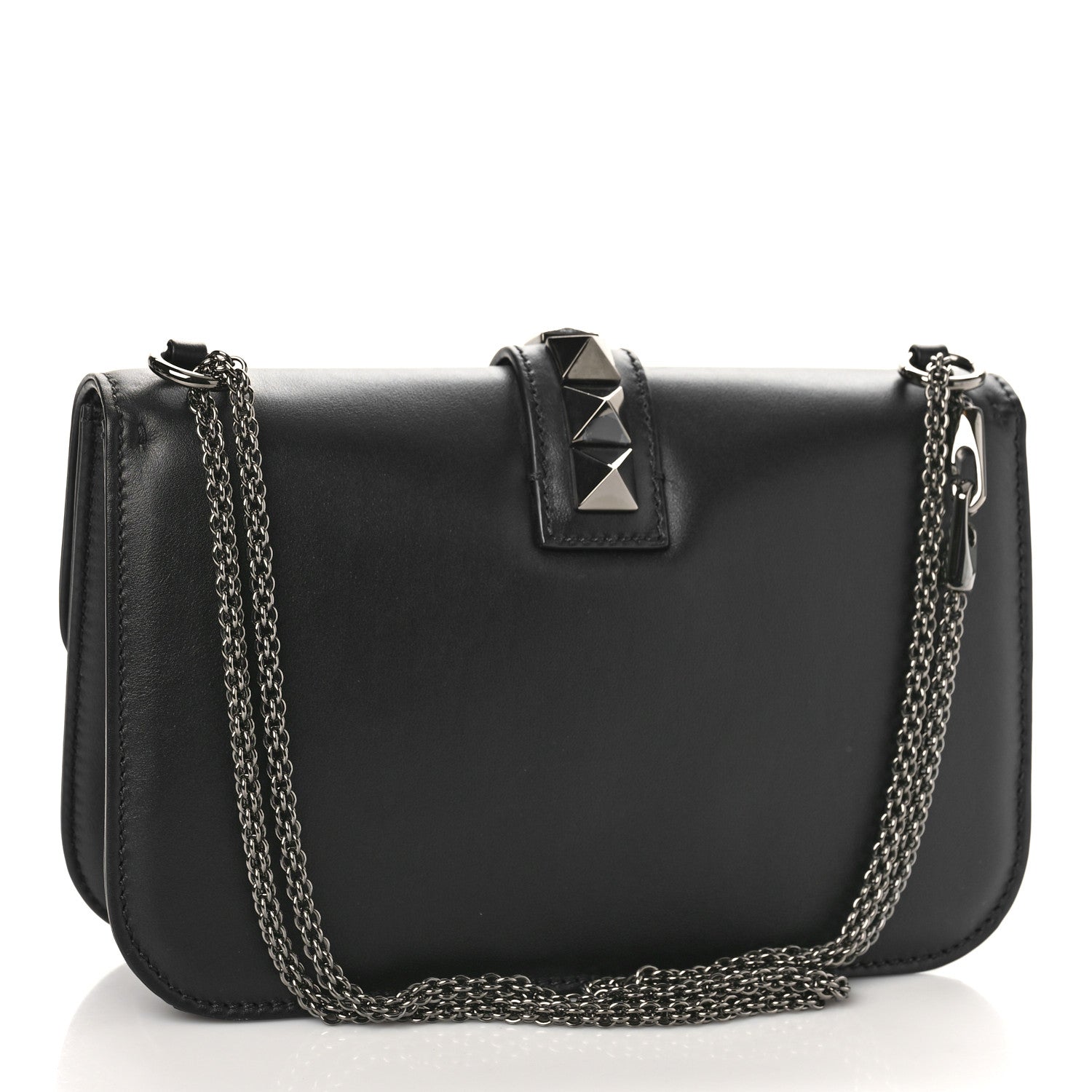 VALENTINO GARAVANI VITELLO GLAM CALFSKIN ROCKSTUD FLAP BAG