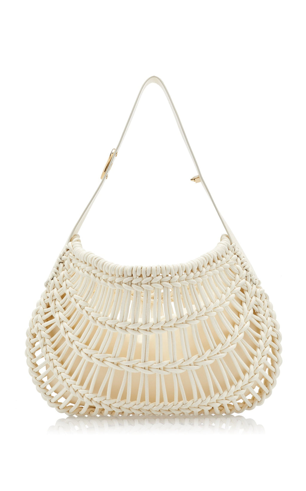 VALENTINO GARAVANI ALLKNOTS WOVEN LEATHER BAG