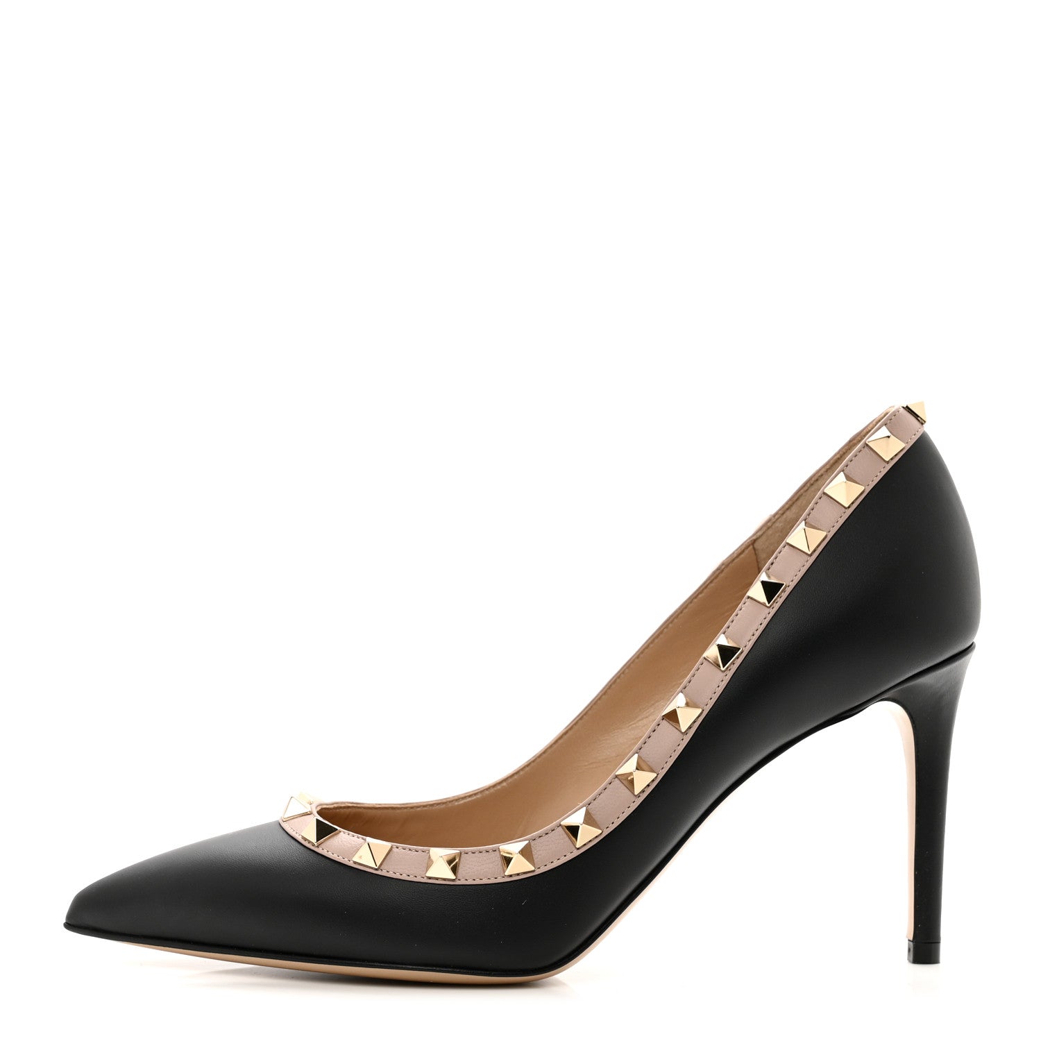 VALENTINO GARAVANI CALFSKIN ROCKSTUD 85MM PUMPS