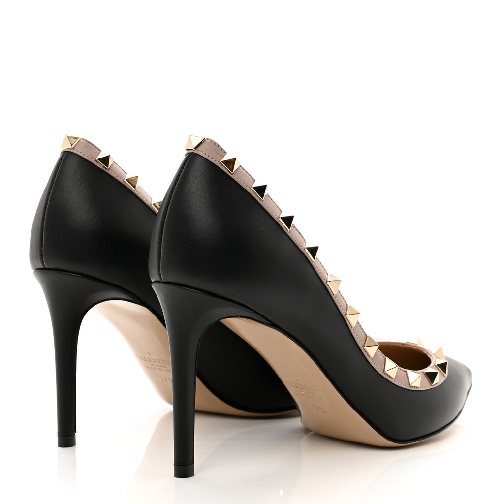 VALENTINO GARAVANI CALFSKIN ROCKSTUD 85MM PUMPS