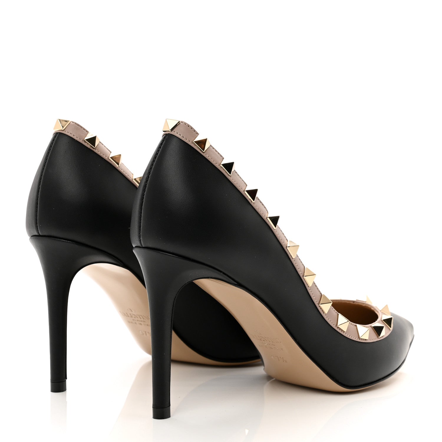 VALENTINO GARAVANI CALFSKIN ROCKSTUD 85MM PUMPS