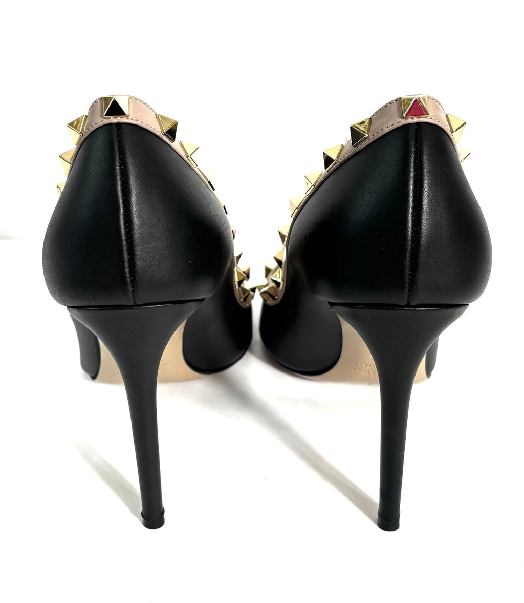 VALENTINO GARAVANI CALFSKIN ROCKSTUD 85MM PUMPS