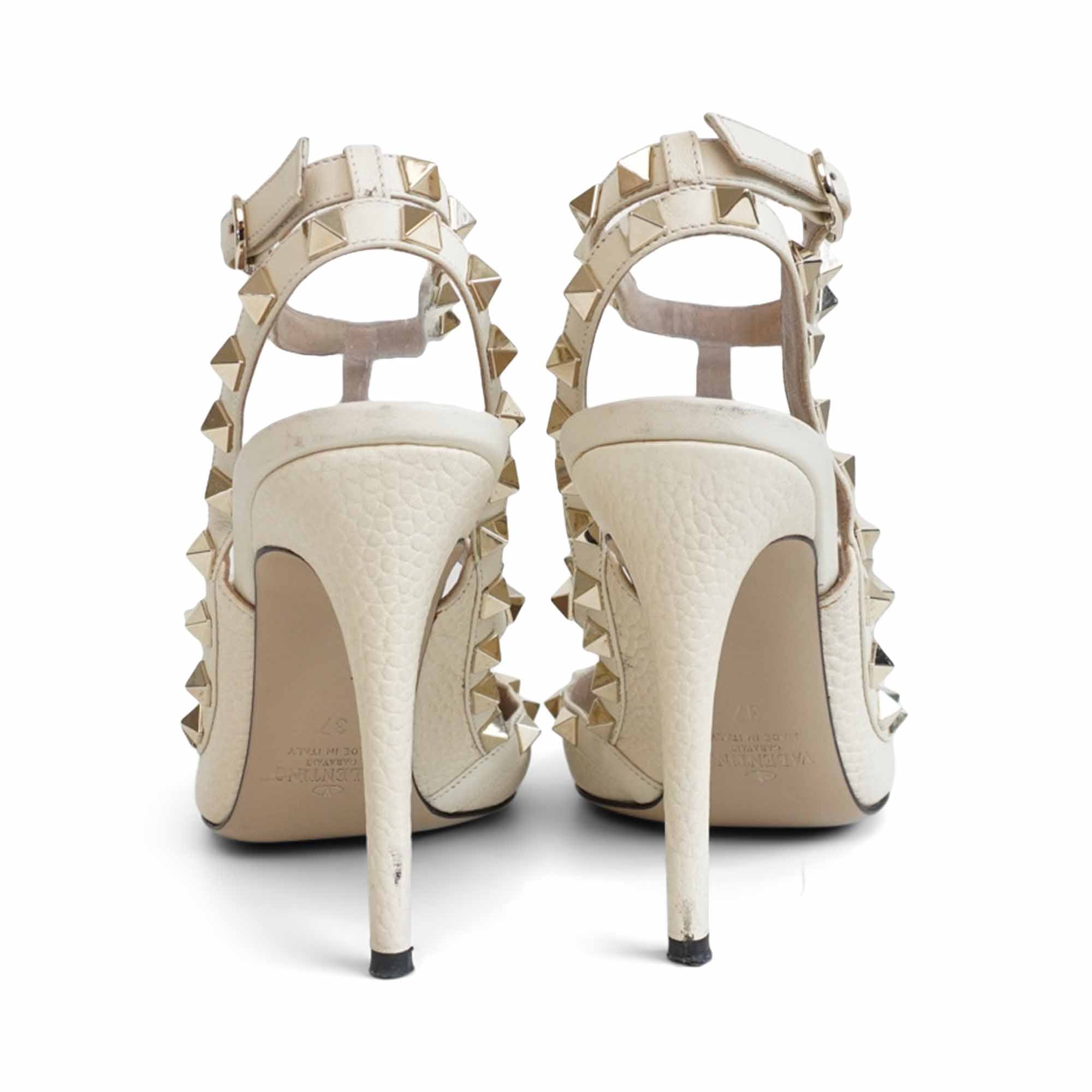 Valentino Rockstud Caged Heels - Women's 37