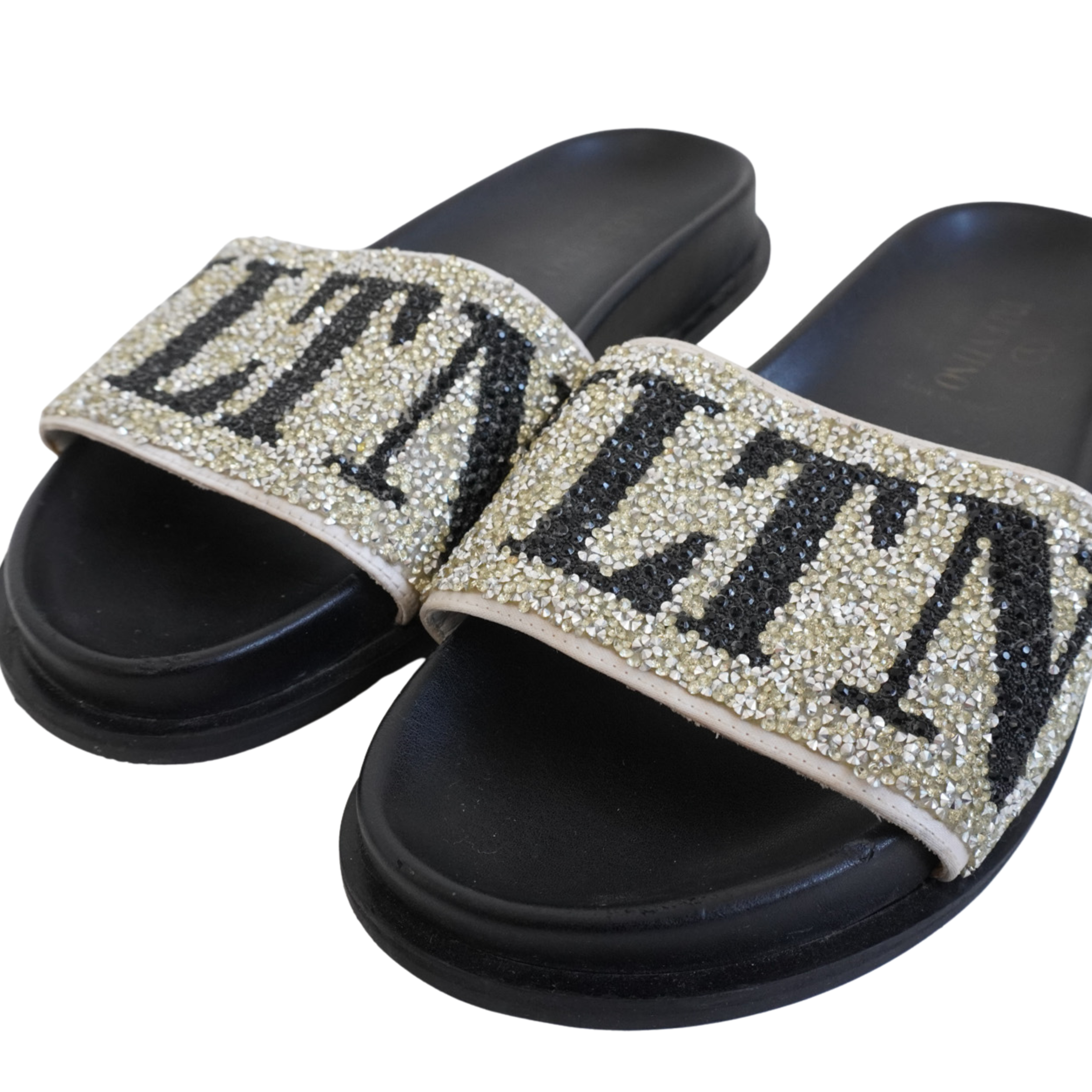 Valentino 'VLTN' Slides - Women's 38