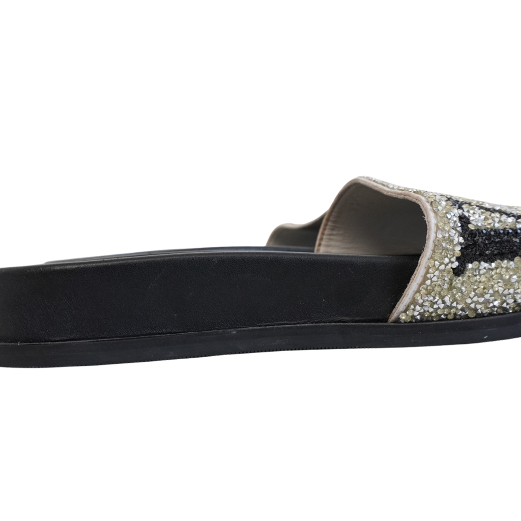 Valentino 'VLTN' Slides - Women's 38