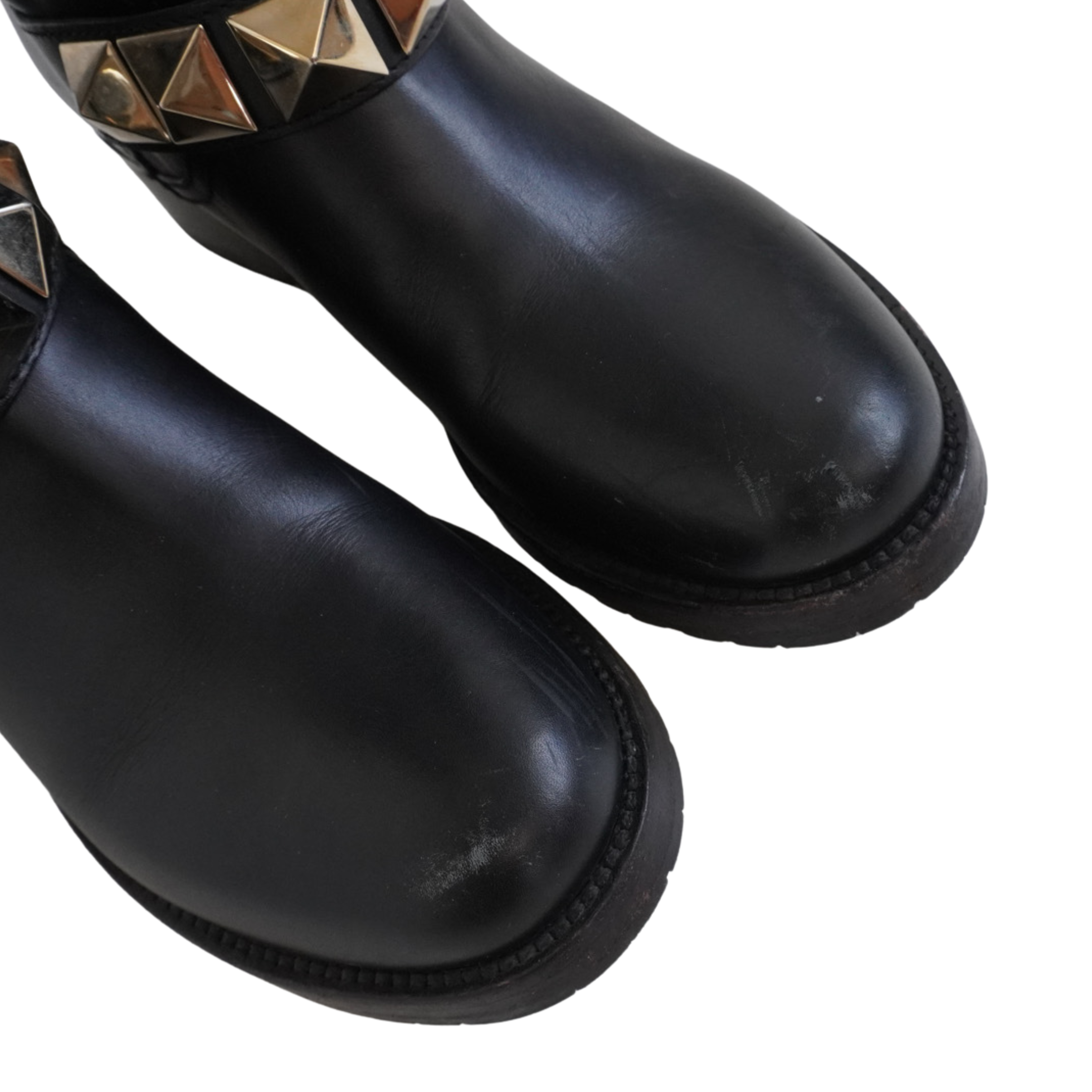 Valentino 'Rockstud' Moto Boots - Women's 37.5